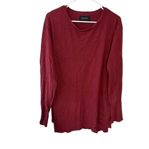 PacSun Women's Burgundy Sweatshirt